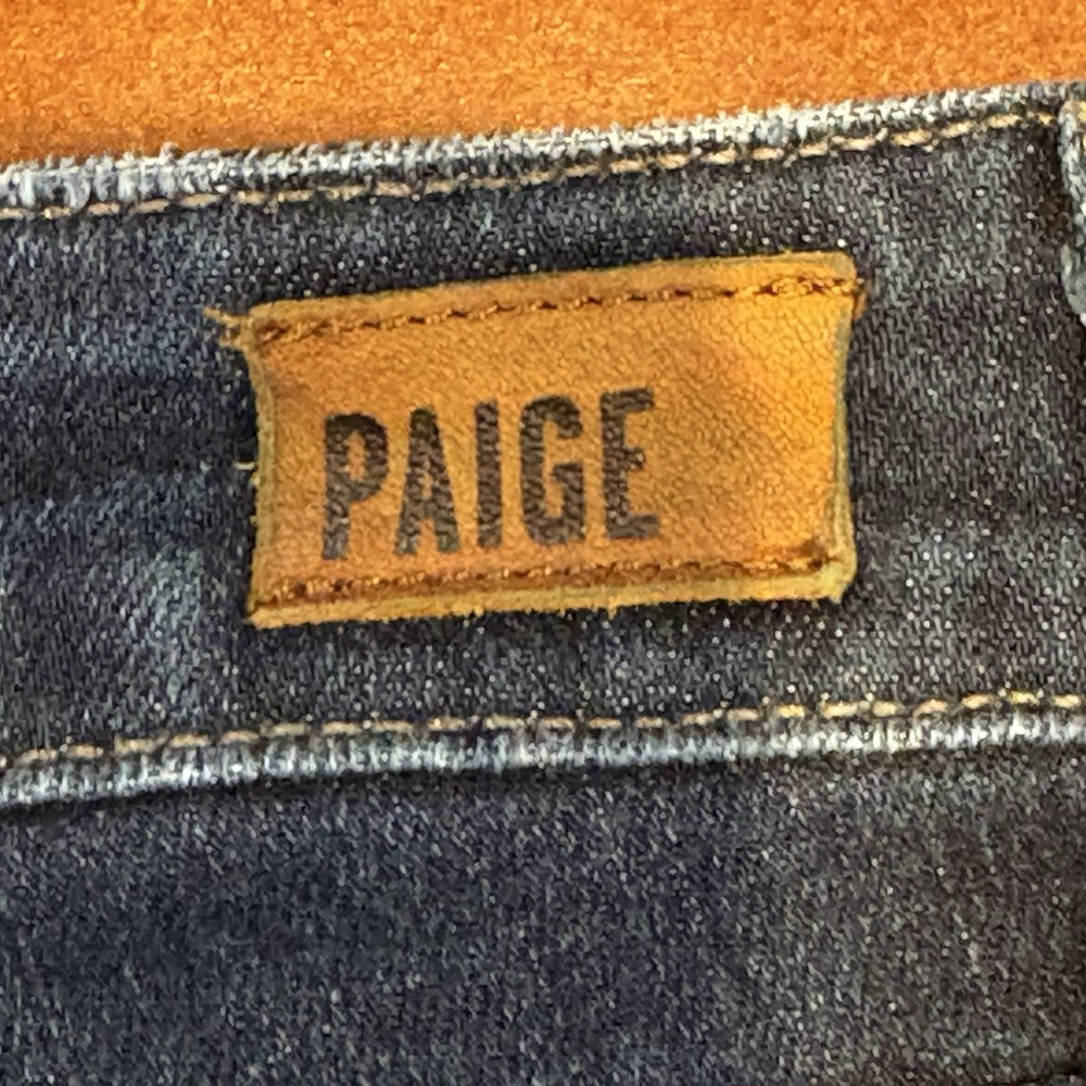 Paige Jeans Women's Size 24 Blue "Skyline Ankle Peg" Denim Jeans - Picture 5 of 10